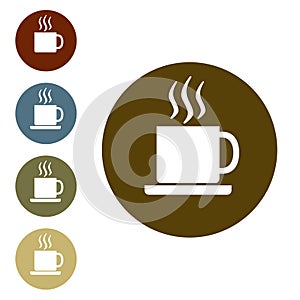 Cup of coffee. Vector.